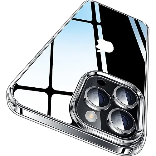 CASEKOO iPhone 14 Pro Max uchun g'ilof, tiniq kristalli, [Hech qachon sarg'aymaydigan texnologiya] [Harbiy darajadagi himoya] iPhone 14 Pro Max telefon g'ilofi 6,7 dyuym uchun shaffof ingichka qopqoq ayollar erkaklar, tiniq - 1