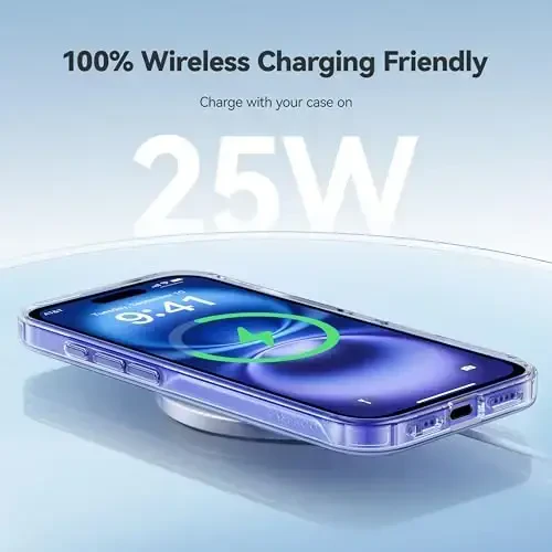 CASEKOO iPhone 16 Plus uchun g‘ilof, tiniq kristalli, [12FT harbiy darajadagi himoya][hech qachon sarg‘aymaydigan texnologiya] shaffof ingichka qopqoq ayollar erkaklar uchun iPhone 16 Plus telefon g‘ilofi 6.7 dyuym, tiniq - 6