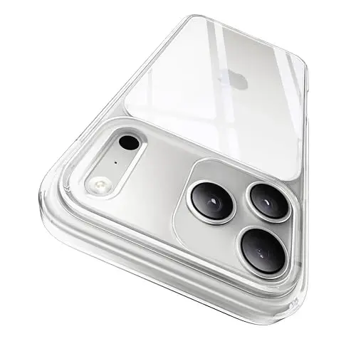 CASEKOO for iPhone 17 Pro Case Smooth Crystal Clear, Patented Anti-Yellow & Virgin TPU, 15FT Military-Grade Drop Protection, Slim Transparent Women Men Funda para for iPhone 17 Pro Case 6.3'', Clear - 1