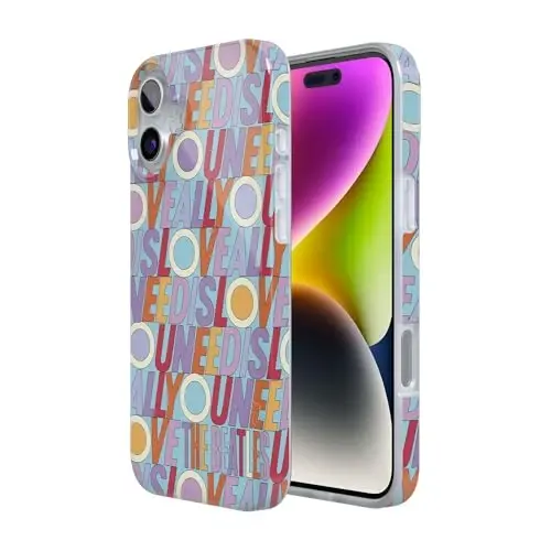 Casely iPhone 16 Case | All You Need is Love | Beatles | Compatible with MagSafe | Classic Ultra Thin Design - 2