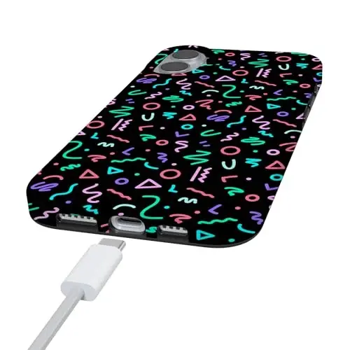 Casely iPhone 16 Case | Always Vibing | Retro | Compatible with MagSafe | Classic Ultra Slim Design - 5