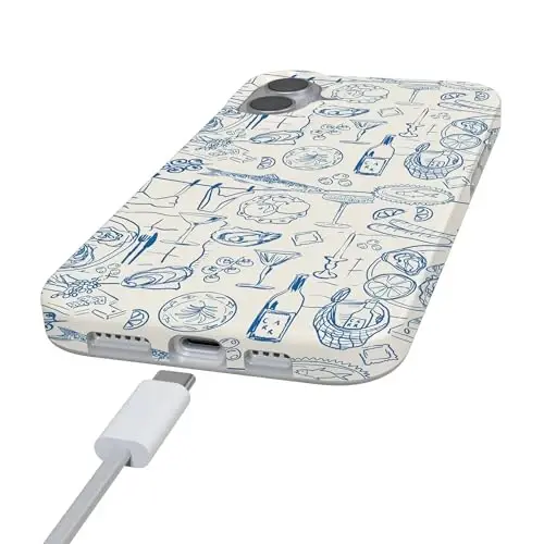 Casely iPhone 16 Case | Amalfi Aperitivo | Dolce Vita | MagSafe bilan mos keladi | Klassik o'ta yupqa dizayn - 5