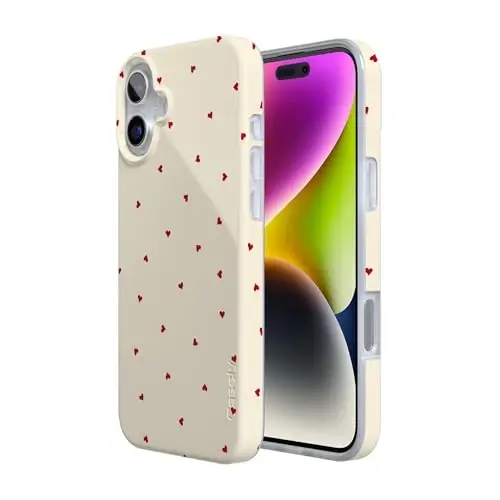 Casely iPhone 16 Case | Be Mine | Tiny Hearts | Compatible with MagSafe | Classic Ultra Slim Design - Casely (1)