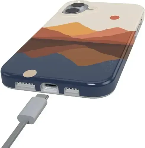 Casely iPhone 16 Case | Beige Garden | Neutral Floral | Classic Ultra Slim Case Design | Compatible with MagSafe - 2