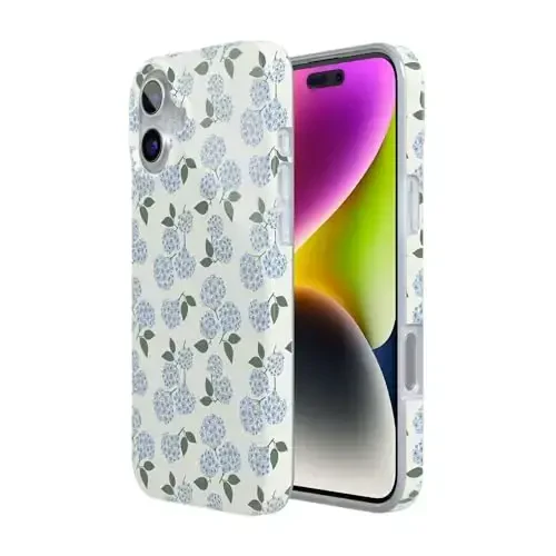 Casely iPhone 16 Case | Beige Garden | Neutral Floral | Classic Ultra Slim Case Design | Compatible with MagSafe - 7