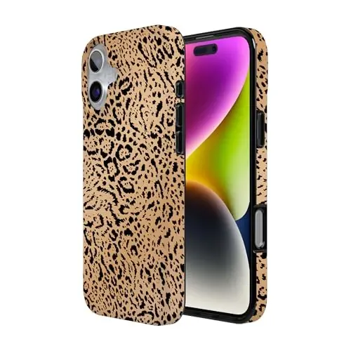 Casely iPhone 16 Case | Born to Be Wild | Jaguar Print | Compatible with MagSafe | Classic Ultra Slim Design - 3