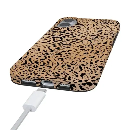 Casely iPhone 16 Case | Born to Be Wild | Jaguar Print | Compatible with MagSafe | Classic Ultra Slim Design - 5