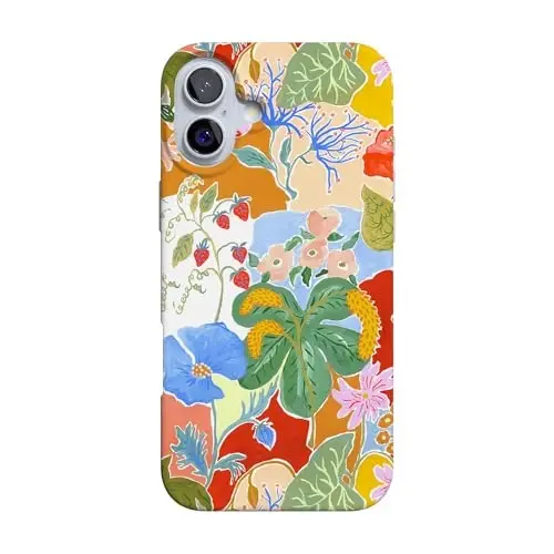 Casely iPhone 16 Case | Botanical Blooms | Floral Patchwork | Compatible with MagSafe | Classic Ultra Slim Design - 1