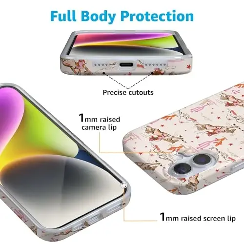 Casely iPhone 16 Case | Cowgirl Canyon | FashionPass x Casely | Compatible with MagSafe | Classic Ultra Slim Design - 2
