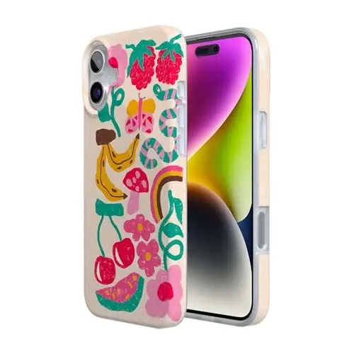 Casely iPhone 16 Case | Doodle Bug | Crayola Crayon | Compatible with MagSafe | Classic Ultra Slim Design - 3