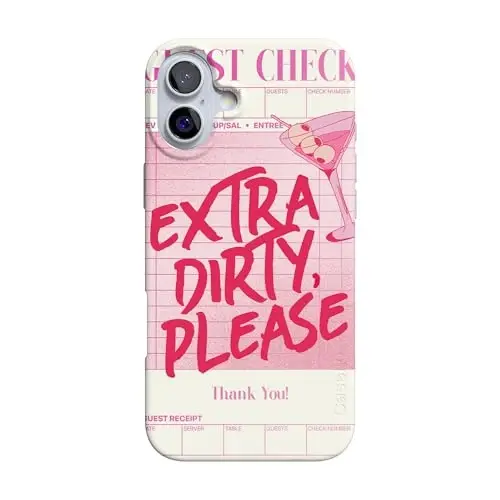 Casely iPhone 16 Case | Extra Dirty Please | Fun on Weekdays | Compatible with MagSafe | Classic Ultra Slim Design 