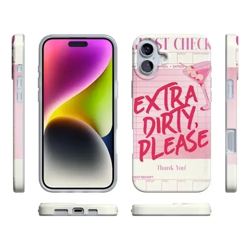 Casely iPhone 16 Case | Extra Dirty Please | Fun on Weekdays | Compatible with MagSafe | Classic Ultra Slim Design - 6