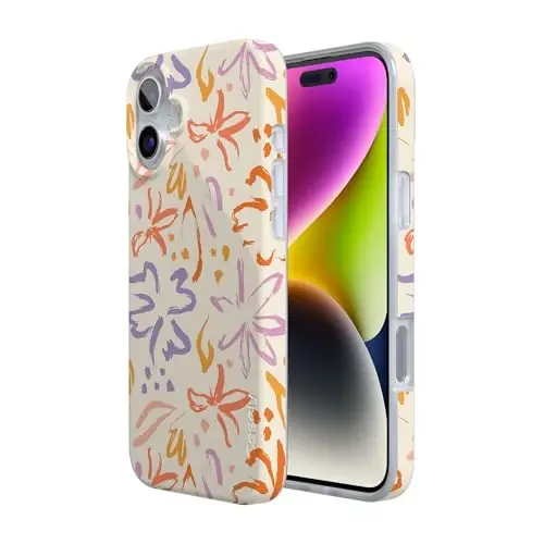 Casely iPhone 16 Case | Hibiscus Blooms | Hawaiian Floral | Compatible with MagSafe | Classic Ultra Slim Design - 3
