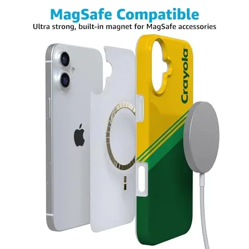 Casely iPhone 16 Case | Keep It Classic | Crayola Crayon Box | Compatible with MagSafe | Classic Ultra Slim Design - 4