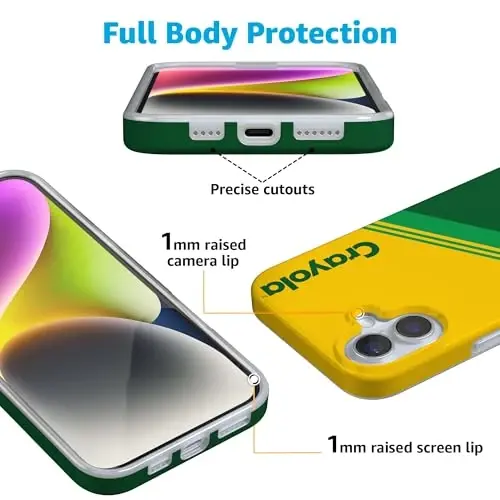 Casely iPhone 16 Case | Keep It Classic | Crayola Crayon Box | MagSafe bilan mos keladi | Klassik o'ta yupqa dizayn - 2