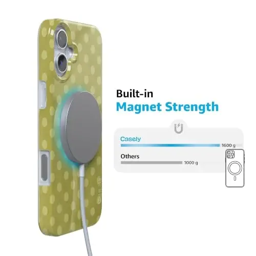 Casely iPhone 16 Case | Kiwi Cooler | Poolside Print | Compatible with MagSafe | Classic Ultra Thin Design - 3