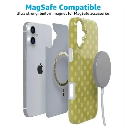Casely iPhone 16 Case | Kiwi Cooler | Poolside Print | Compatible with MagSafe | Classic Ultra Thin Design - 4