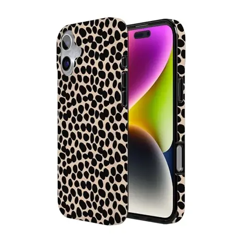 Casely iPhone 16 Case | Lost in Spots | Cheetah Print | Compatible with MagSafe | Classic Ultra Slim Design - 3