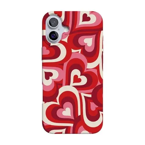 Casely iPhone 16 Case | Love Song Remix | Ombre Hearts | Compatible with MagSafe | Classic Ultra Slim Design - 1
