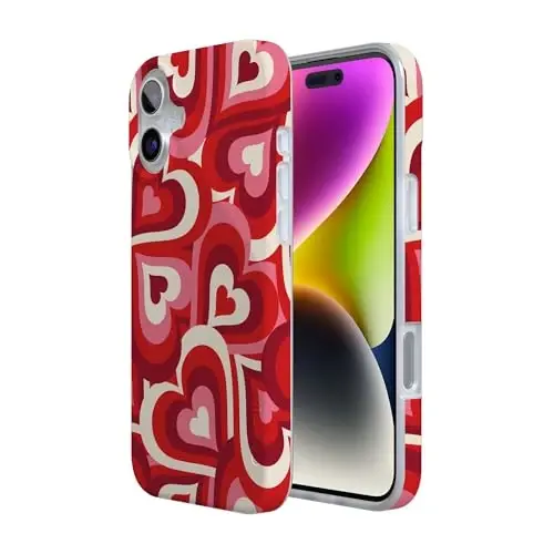 Casely iPhone 16 Case | Love Song Remix | Ombre Hearts | Compatible with MagSafe | Classic Ultra Slim Design - 2