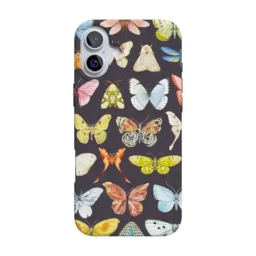 Casely iPhone 16 Case | Midnight Monarch | Jenna Palek x Casely | Compatible with MagSafe | Classic Ultra Slim Design 