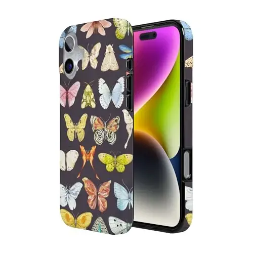 Casely iPhone 16 Case | Midnight Monarch | Jenna Palek x Casely | Compatible with MagSafe | Classic Ultra Slim Design - 3