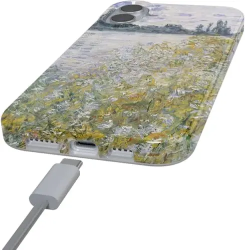 Casely iPhone 16 Case | Monet's Summer Landscape | The Met Series | Classic Ultra Slim Case Design | Compatible with MagSafe - 2