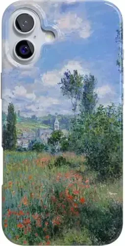 Casely iPhone 16 Case | Monet's View | Limited Edition | Classic Ultra Slim Case Design | Compatible with MagSafe - 1