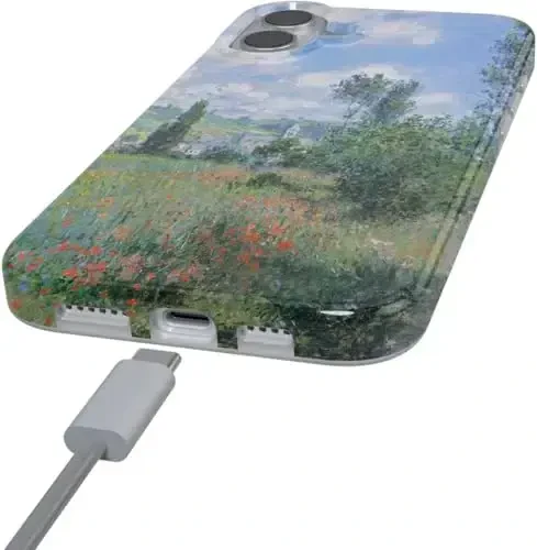Casely iPhone 16 Case | Monet's View | Limited Edition | Classic Ultra Slim Case Design | MagSafe bilan mos - 2