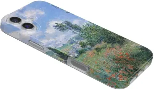 Casely iPhone 16 Case | Monet's View | Limited Edition | Classic Ultra Slim Case Design | MagSafe bilan mos - 3