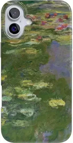 Casely iPhone 16 Case | Monet’s Water Lilies | Limited Edition Phone Case | Classic Ultra-Slim Design | Compatible with MagSafe - 1