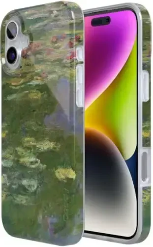 Casely iPhone 16 Case | Monet’s Water Lilies | Limited Edition Phone Case | Classic Ultra-Slim Design | Compatible with MagSafe - 4