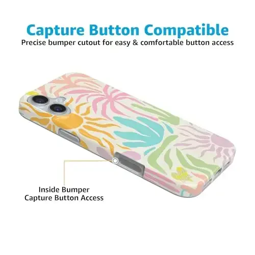 Casely iPhone 16 Case | Oasis | Pura Vida | Compatible with MagSafe | Classic Ultra Slim Design - 3