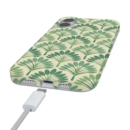 Casely iPhone 16 Case | Palm Royale | Palm Beach | Compatible with MagSafe | Classic Ultra Slim Design - 5