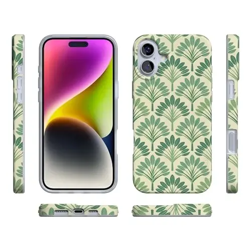 Casely iPhone 16 Case | Palm Royale | Palm Beach | Compatible with MagSafe | Classic Ultra Slim Design - 6