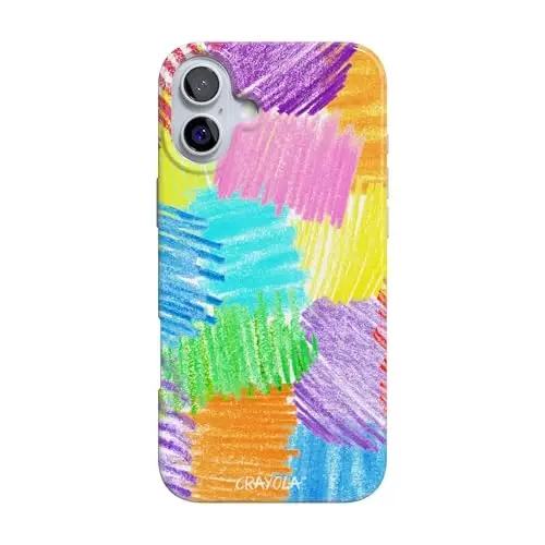 Casely iPhone 16 Case | Scribble Me that | Crayola Rainbow Pencil | Compatible with MagSafe | Classic Ultra Thin Design - 1