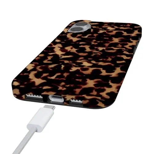 Casely iPhone 16 Case | Shell Shocked | Tortoise Print | Compatible with MagSafe | Classic Ultra Slim Design - 5