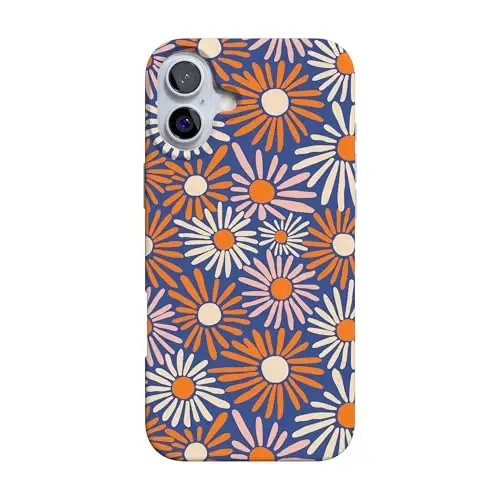 Casely iPhone 16 Case | Spring Forward | Daisy Floral | Compatible with MagSafe | Classic Ultra Slim Design - CASELY