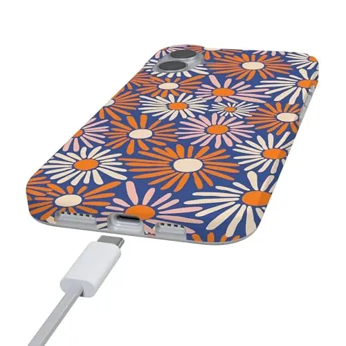 Casely iPhone 16 Case | Spring Forward | Daisy Floral | Compatible with MagSafe | Classic Ultra Slim Design - 5