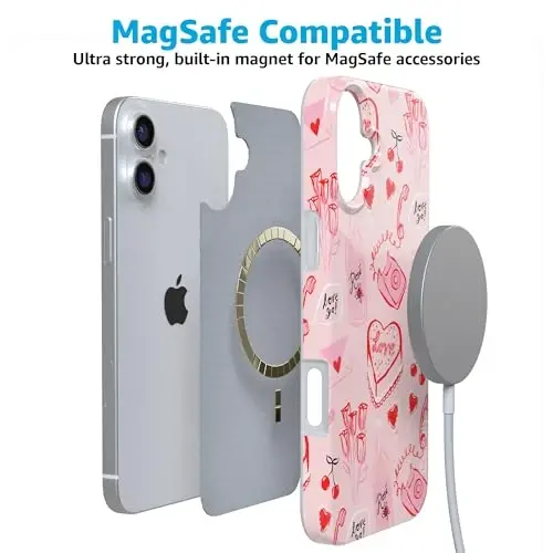 Casely iPhone 16 Case | That's Amore | Valentine's | Compatible with MagSafe | Classic Ultra Slim Design - 4