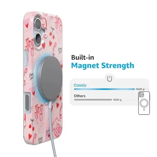 Casely iPhone 16 Case | That's Amore | Valentine's | Compatible with MagSafe | Classic Ultra Slim Design - 6