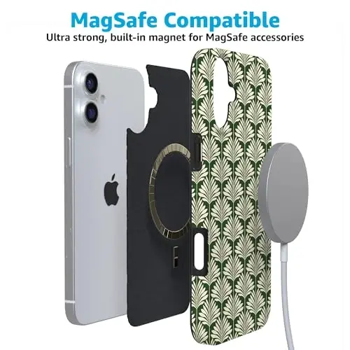 Casely iPhone 16 Case | The Boyfriend Collection | Cabana Nights | Compatible with MagSafe | Classic Ultra Slim Design - 4