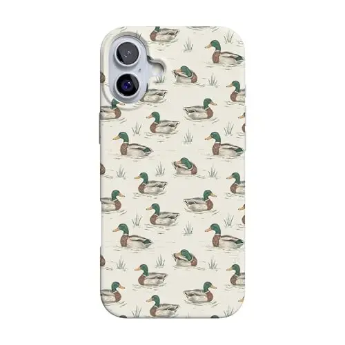 Casely iPhone 16 Case | The Boyfriend Collection | Mallard & Co. | Compatible with MagSafe | Classic Ultra Slim Design 