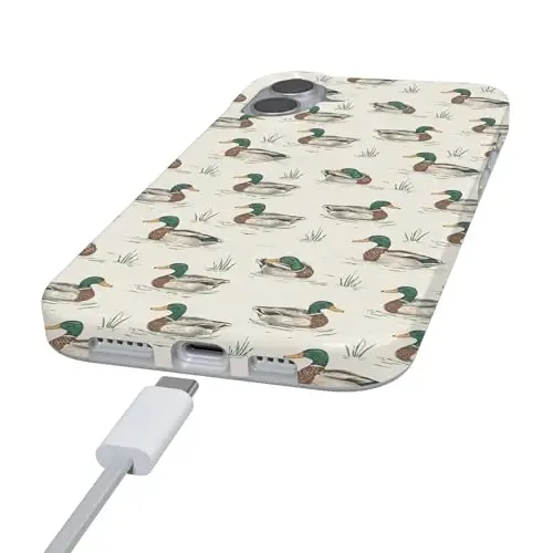 Casely iPhone 16 Case | The Boyfriend Collection | Mallard & Co. | Compatible with MagSafe | Classic Ultra Slim Design - 5