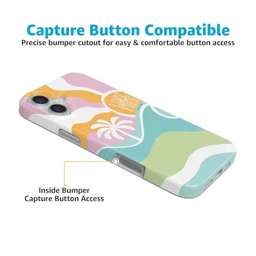 Casely iPhone 16 Case | Tropical Dreams | Pura Vida | MagSafe bilan mos | Klassik Ultra Yengil Dizayn - 4