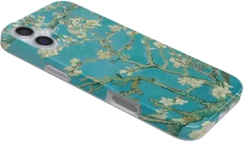 Casely iPhone 16 Case | Van Gogh | Almond Blossom Floral | Classic Ultra Slim Case Design | MagSafe bilan mos - 3
