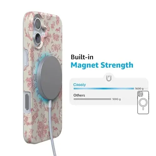 Casely iPhone 16 Case | Western Bloom | Jenna Palek x Casely | MagSafe bilan mos keladi | Klassik o'ta yupqa dizayn - 6