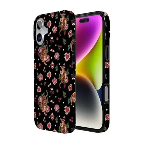Casely iPhone 16 Case | Wild at Heart | Tiger | Compatible with MagSafe | Classic Ultra Slim Design - Casely (1)