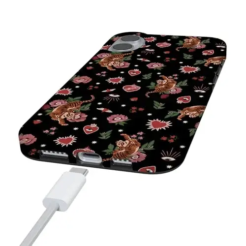 Casely iPhone 16 Case | Wild at Heart | Tiger | Compatible with MagSafe | Classic Ultra Slim Design - 6