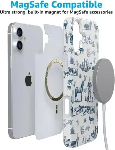 Casely iPhone 16 Case | Wild West Adventure | Desert | Classic Ultra Slim Case Design | Compatible with MagSafe - 7